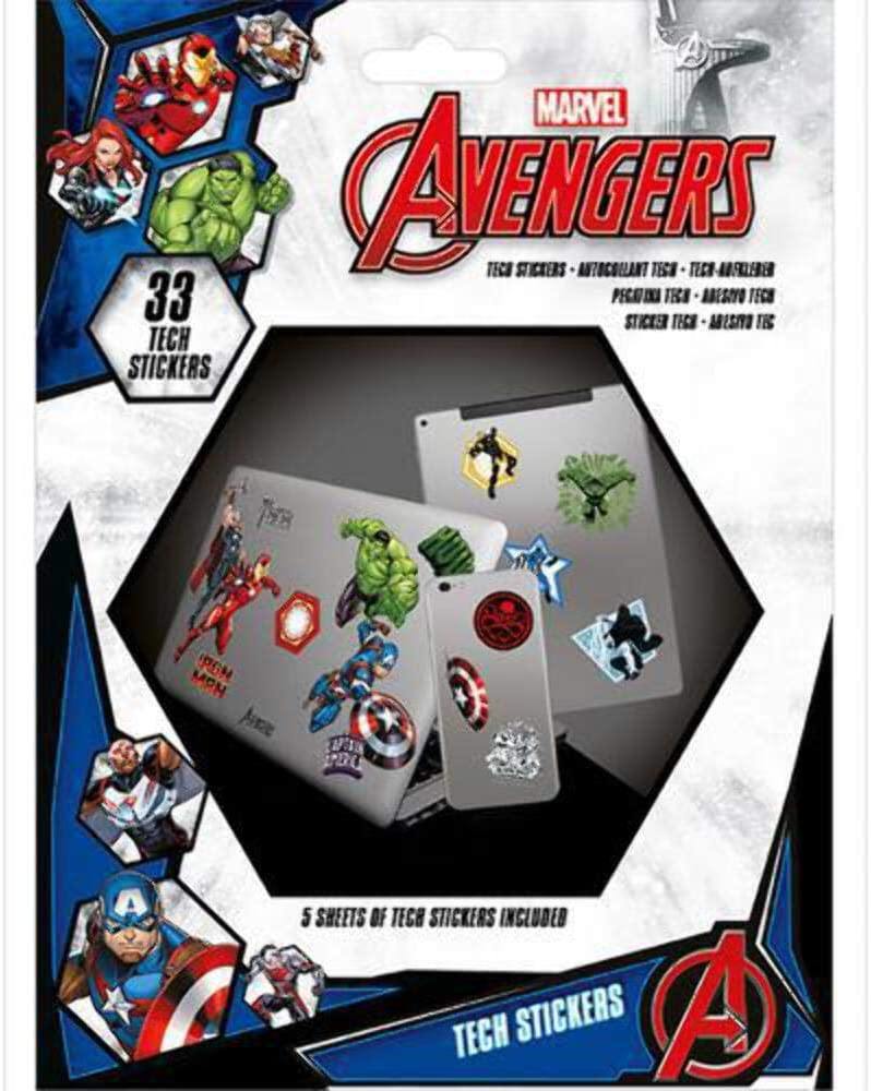 Marvel - Pack d'Autocollant HÃ©ros Avengers - flash vidéo