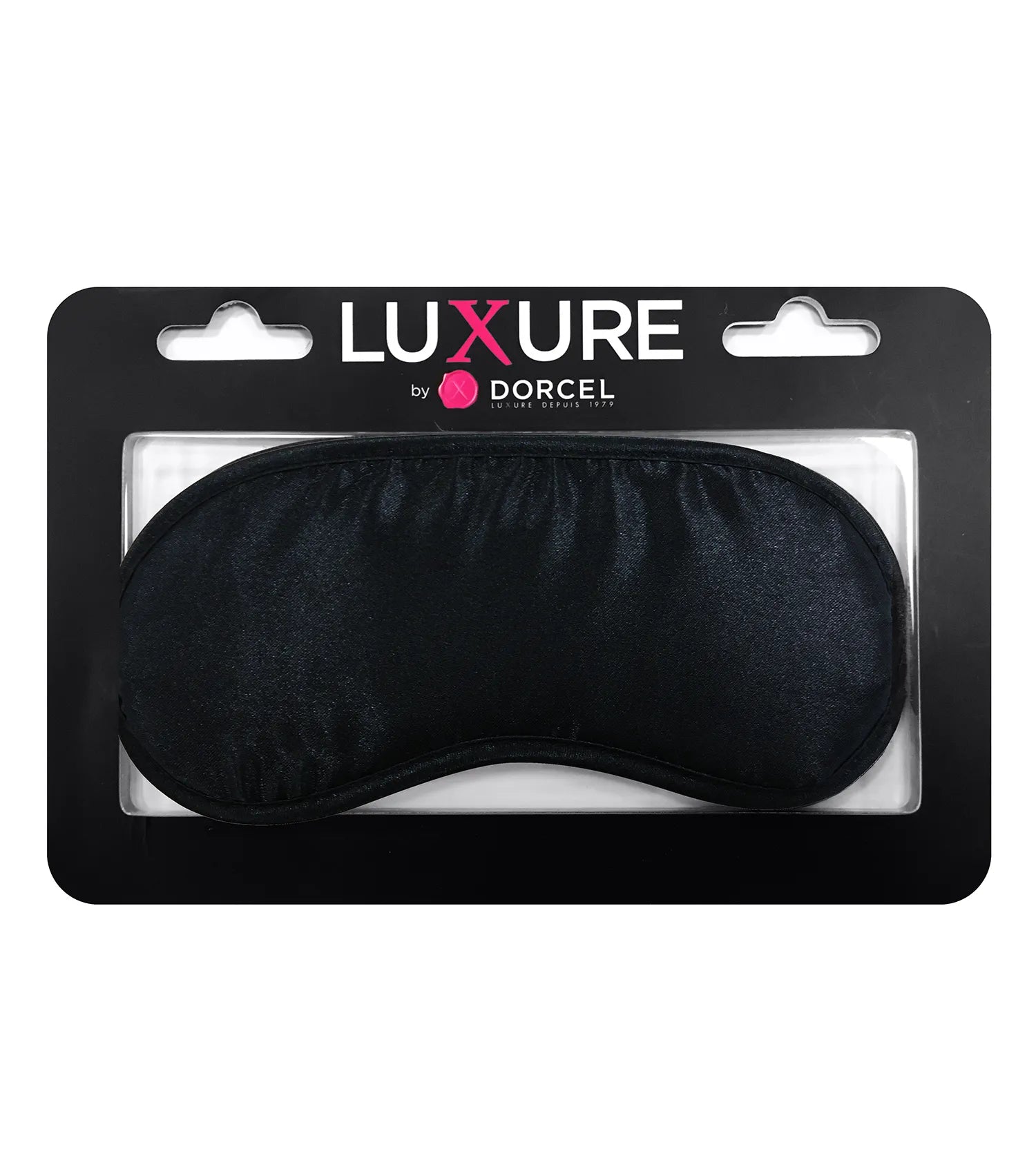 Masque Satin Noir Luxure - flash vidéo