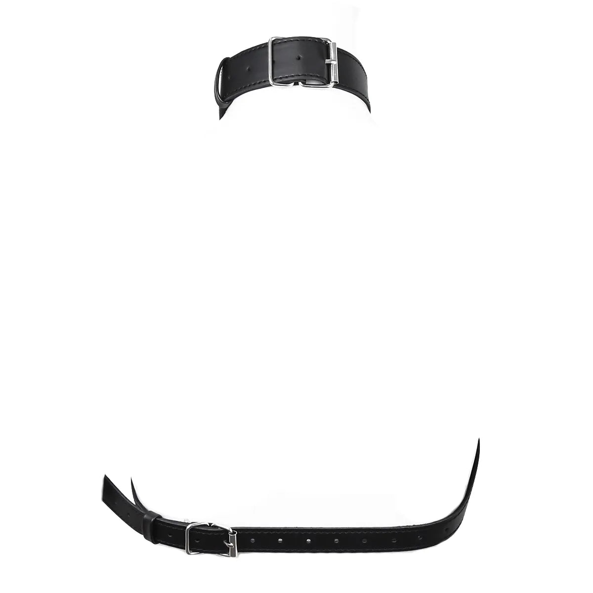 Harnais Bdsm Noir Ajustable - flash vidéo