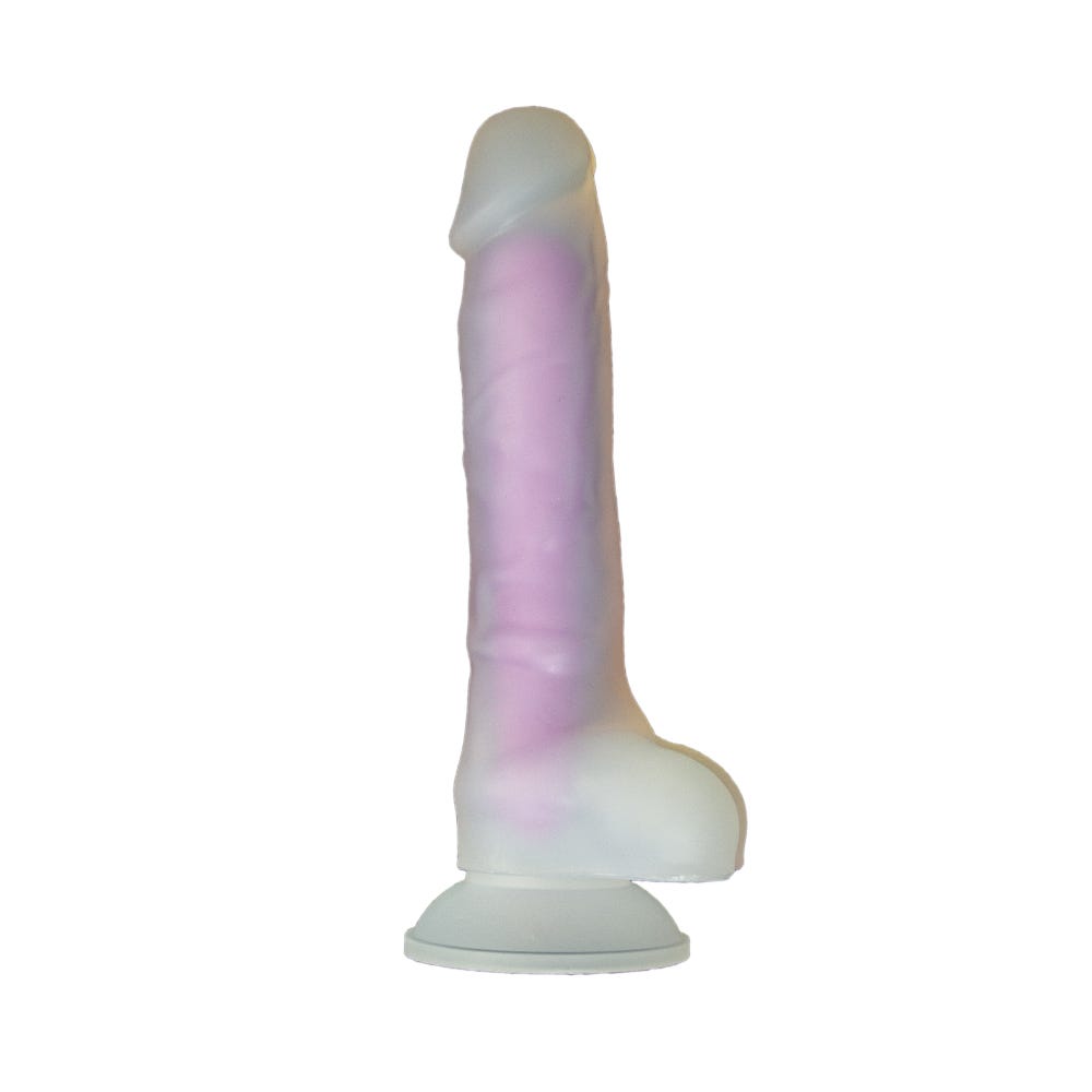Dildo Réaliste Ventouse Andy Phosphorescent [Sextoys] - flash vidéo