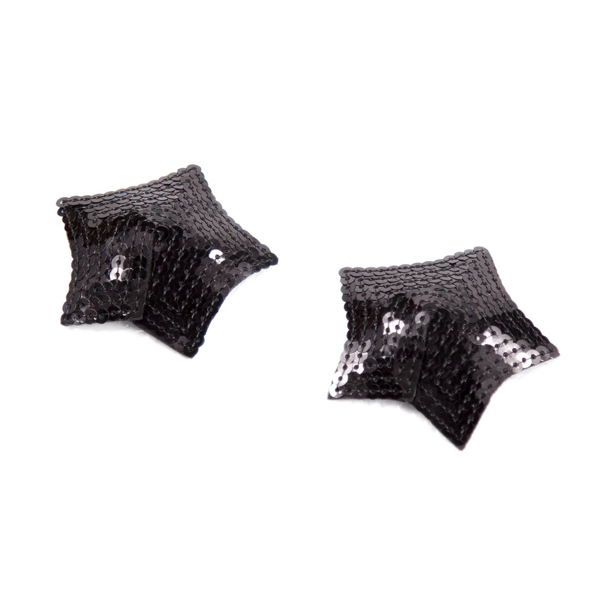 Cache-tétons étoile couleur noire - flash vidéo