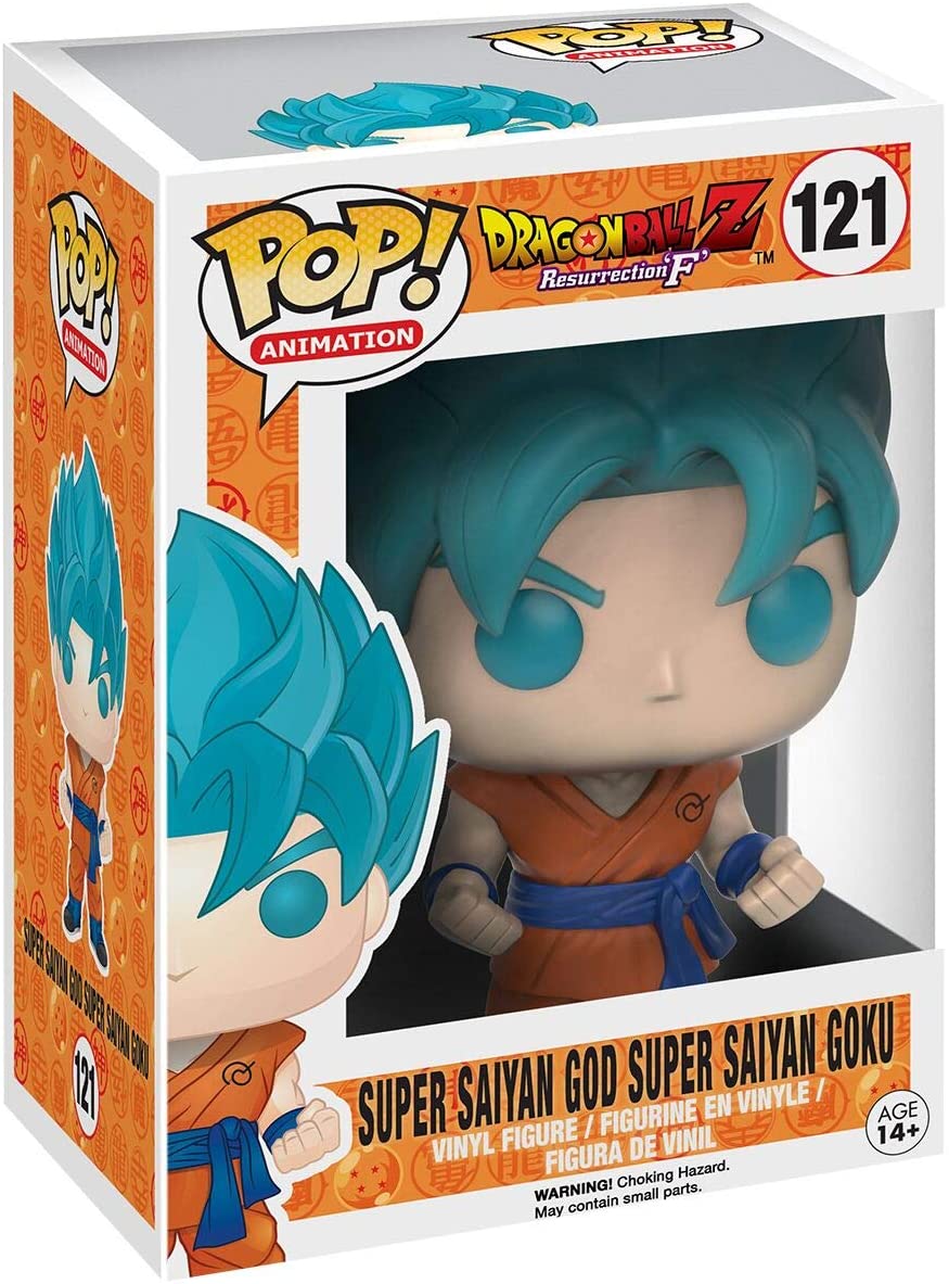 Funko - 121 - Pop - Manga - Dragon Ball Z - Blue Goku Super Saiyan God - flash vidéo