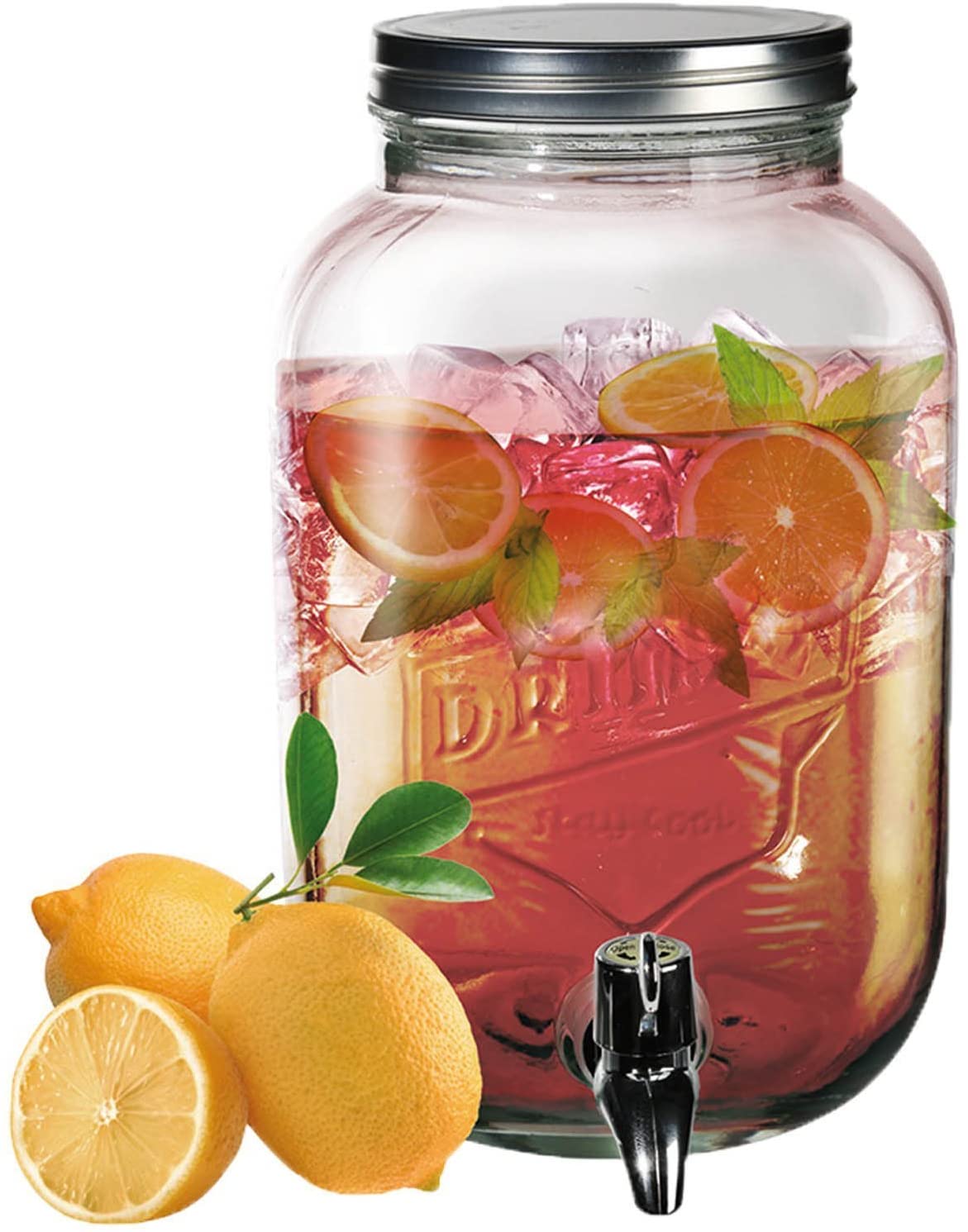 Distributeur de boissons en verre - flash vidéo