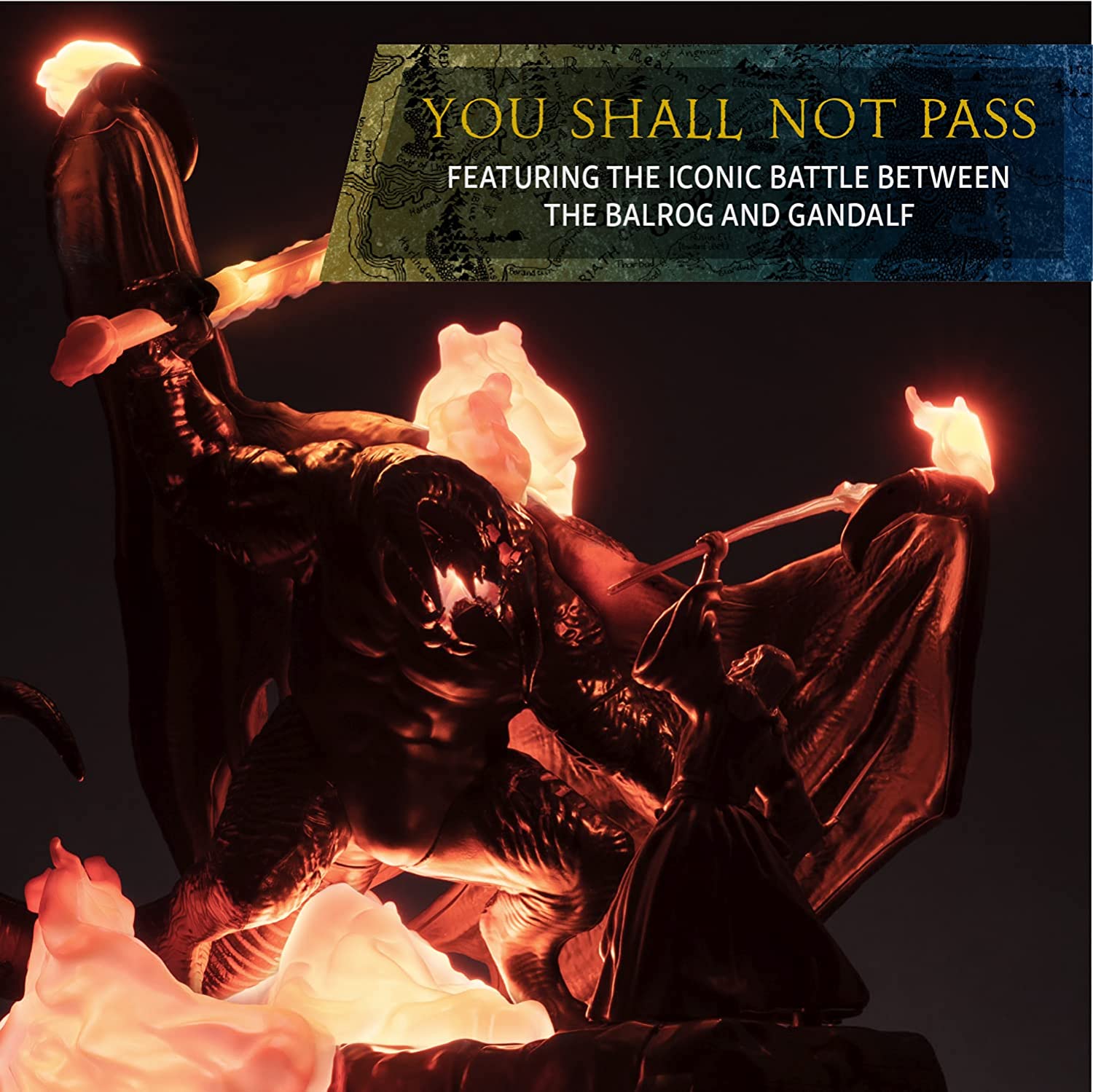Le Seigneur des Anneaux - Lampe LED USB Balrog - flash vidéo