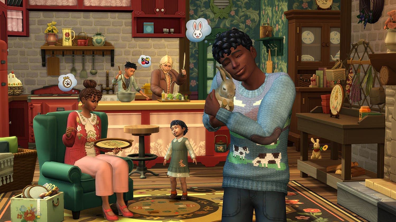 Les Sims 4 : Pack d'extension Vie à la Campagne (Code-in-a-box) - flash vidéo
