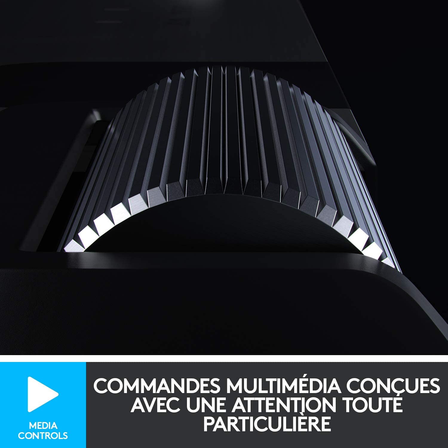 Logitech Clavier mécanique de jeu Lightsync RGB avec GL tactile G815 Carbon - Azerty FR - flash vidéo