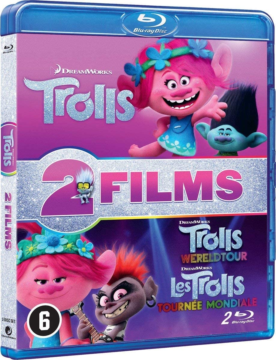 TROLLS 1-2 BOX (D/F) [BD] (SBD) - import - flash vidéo