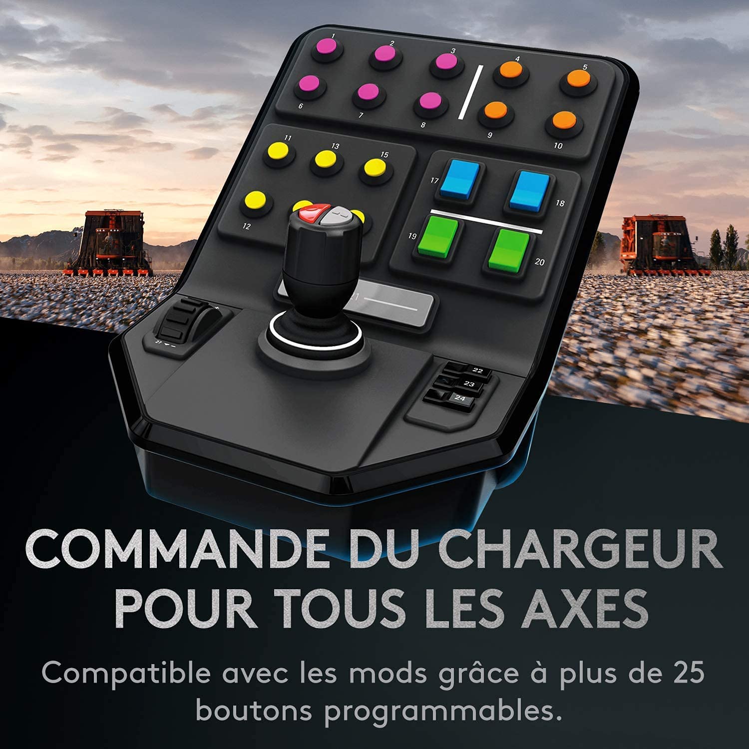 Logitech Ensemble d'équipement lourd pour simulateur agricole G Saitek - flash vidéo
