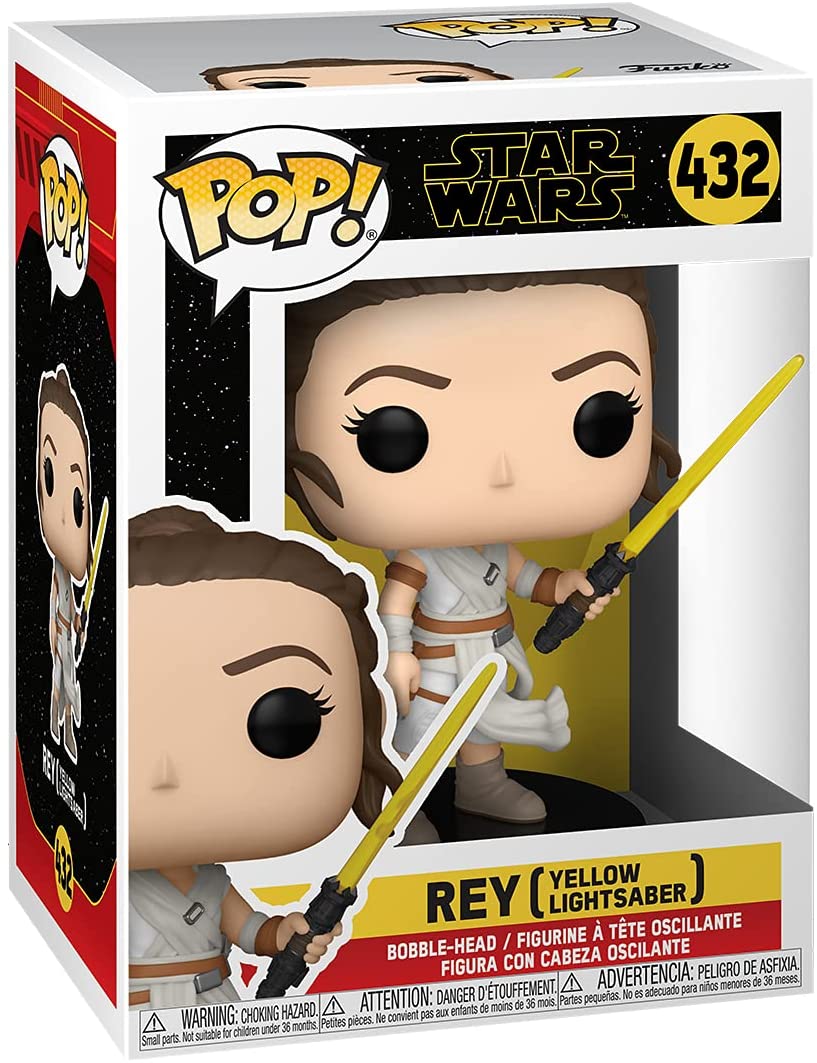 Funko Pop! Star Wars: The Rise of the Skywalker - Rey (with Yellow Saber) ENG Merchandising - flash vidéo