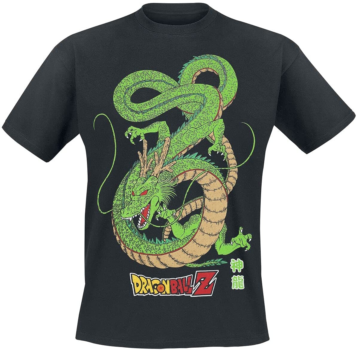 Dragon Ball - Shenron Black Man T-Shirt S - flash vidéo