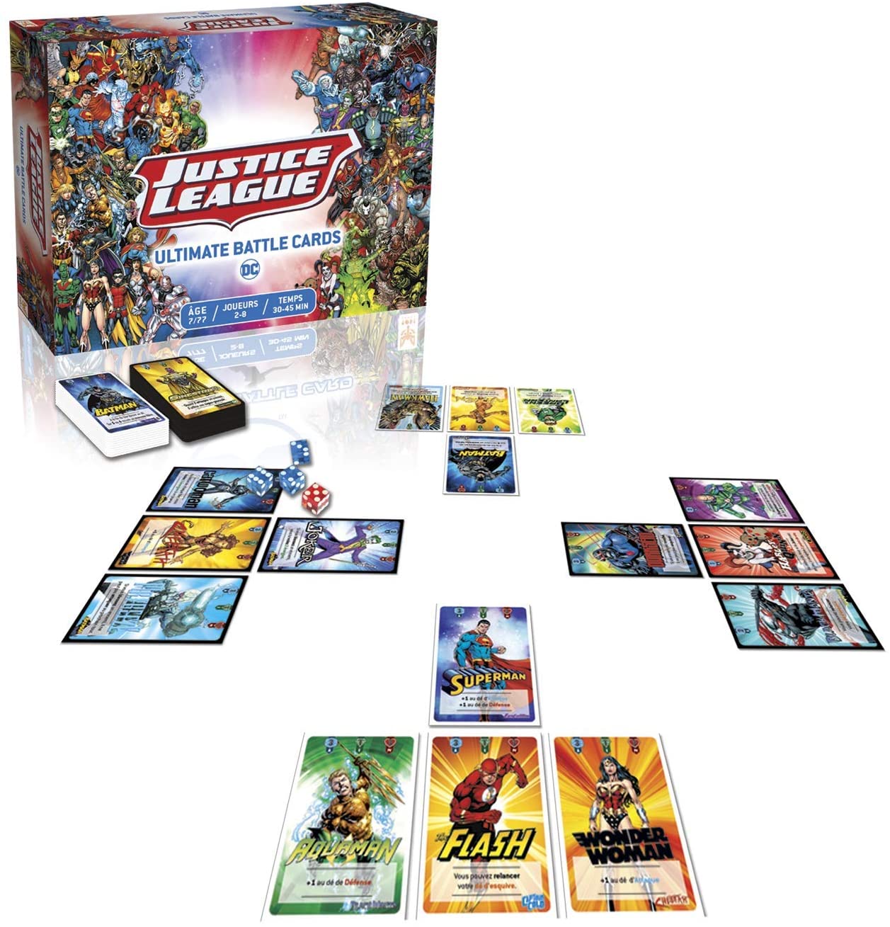 Justice League - Ultimate Battle Cards - Le Jeu de Plateau - flash vidéo