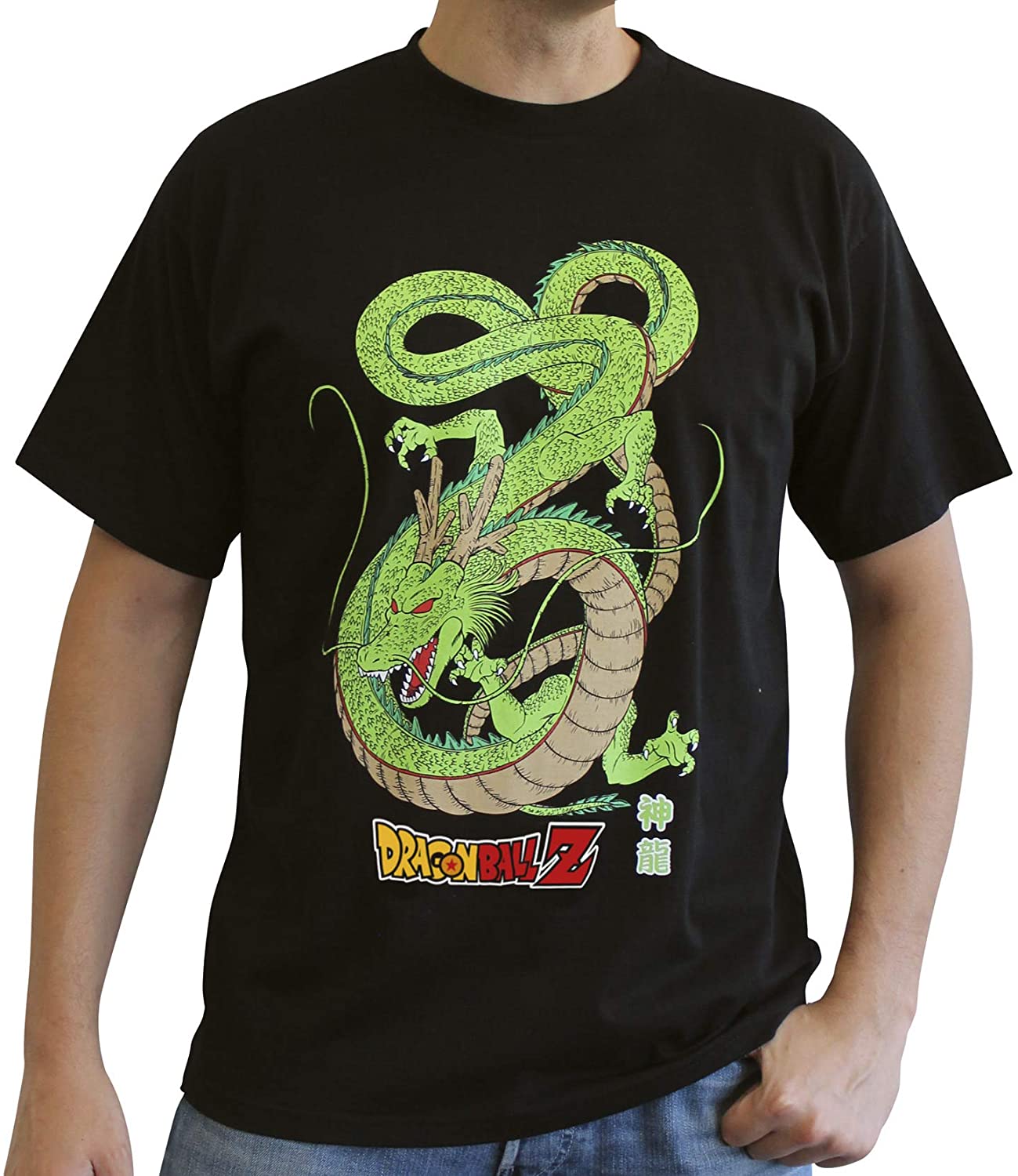 Dragon Ball - Shenron Black Man T-Shirt L