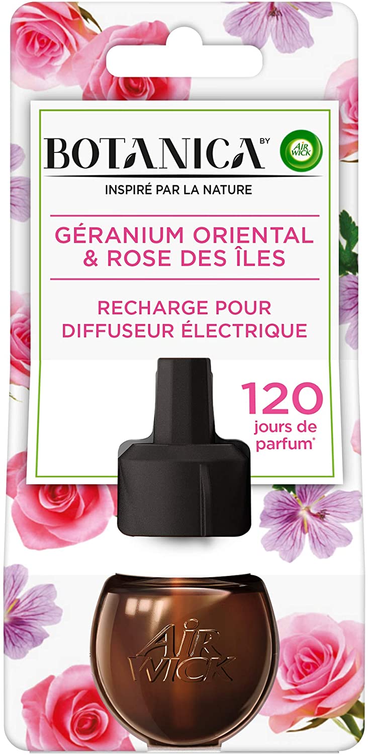 Airwick Botanica Recharge Electrique Island Rose & African Geranium - flash vidéo