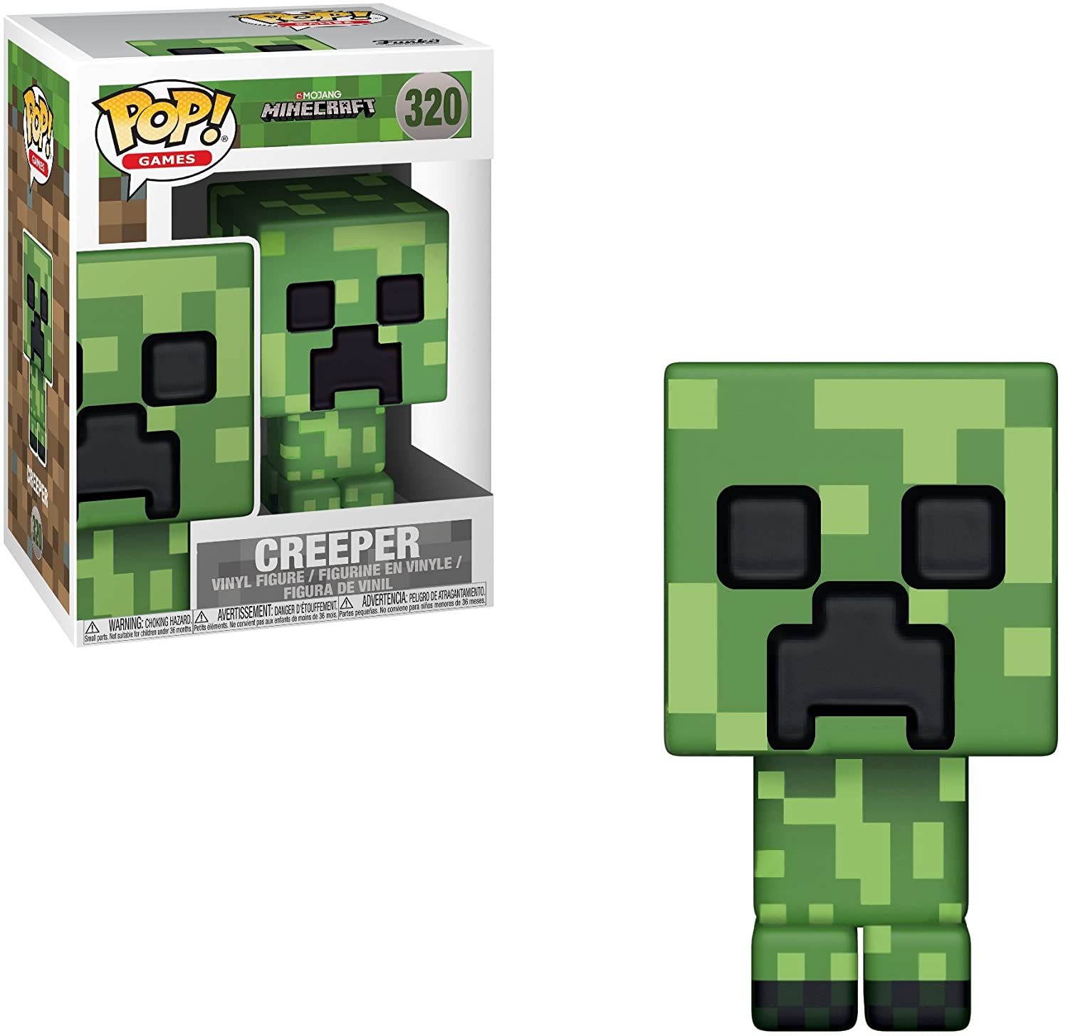 Funko Pop! Games Minecraft Creeper ENG Merchandising - flash vidéo