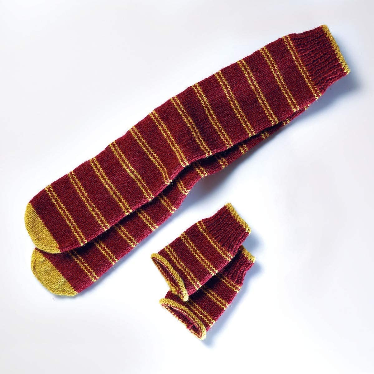 Harry Potter - Kit de tricot pour moufles et chaussettes hautes Gryffondor - flash vidéo