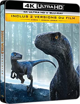 Jurassic World: Le Monde d'après - Steelbook - Combo + - flash vidéo