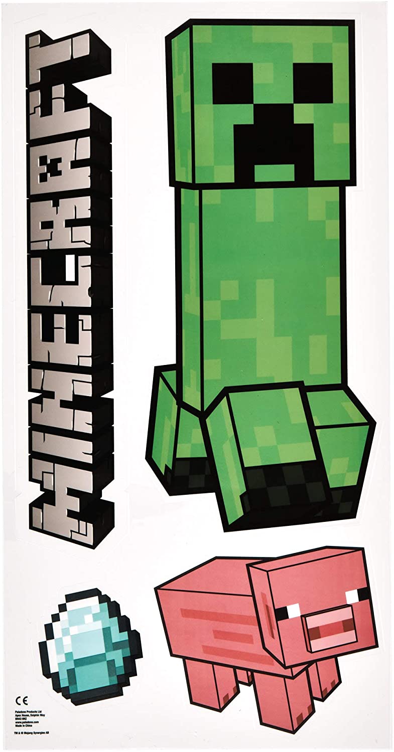 Minecraft - Stickers Muraux - flash vidéo
