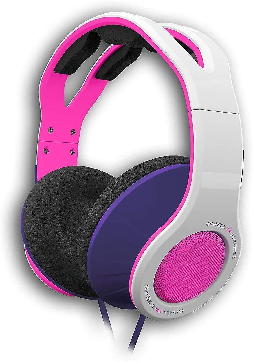 Gioteck - Casque stéréo Game & Go TX30 Rose pour Switch, PS5, PS4, Xbox Series, Xbox One et Mobile
