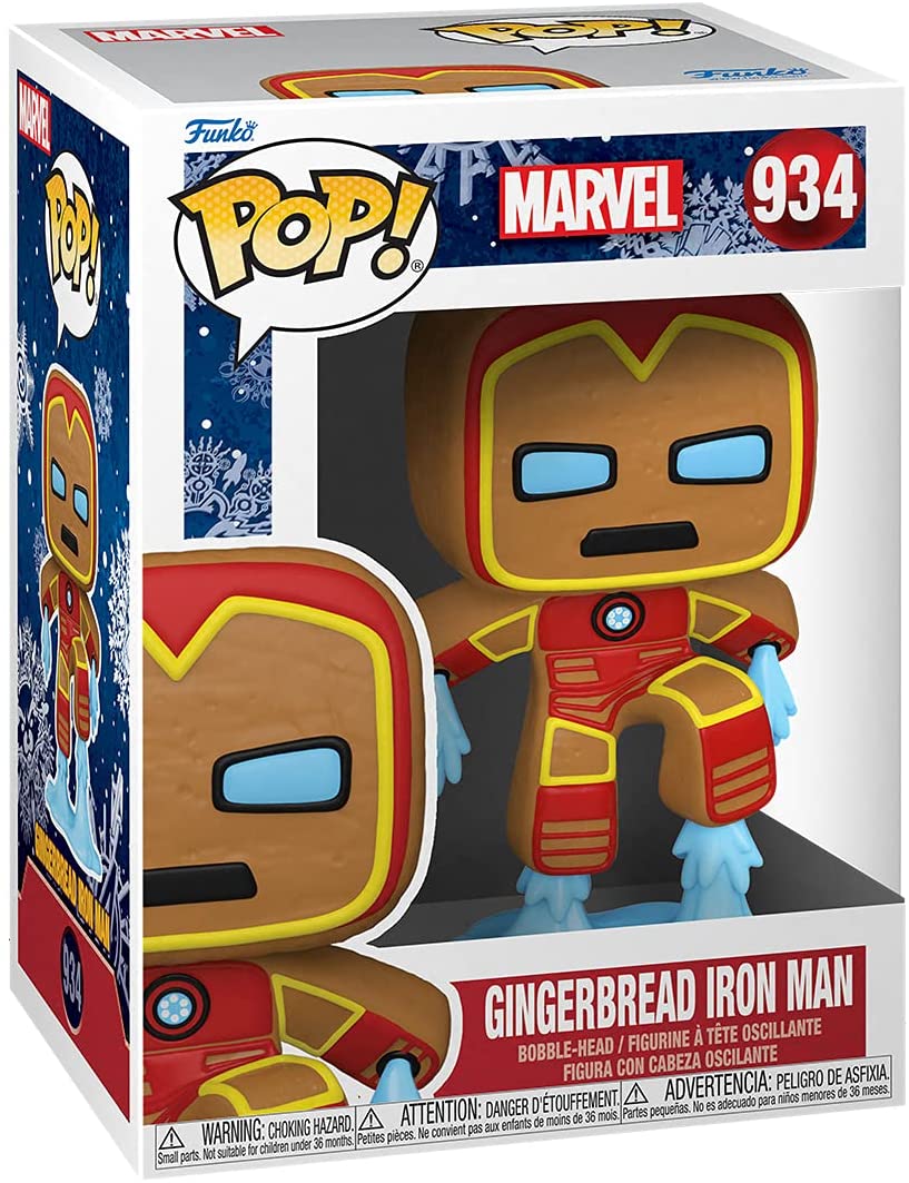 Funko Pop! Marvel: Holiday - Gingerbread Iron Man ENG Merchandising - flash vidéo