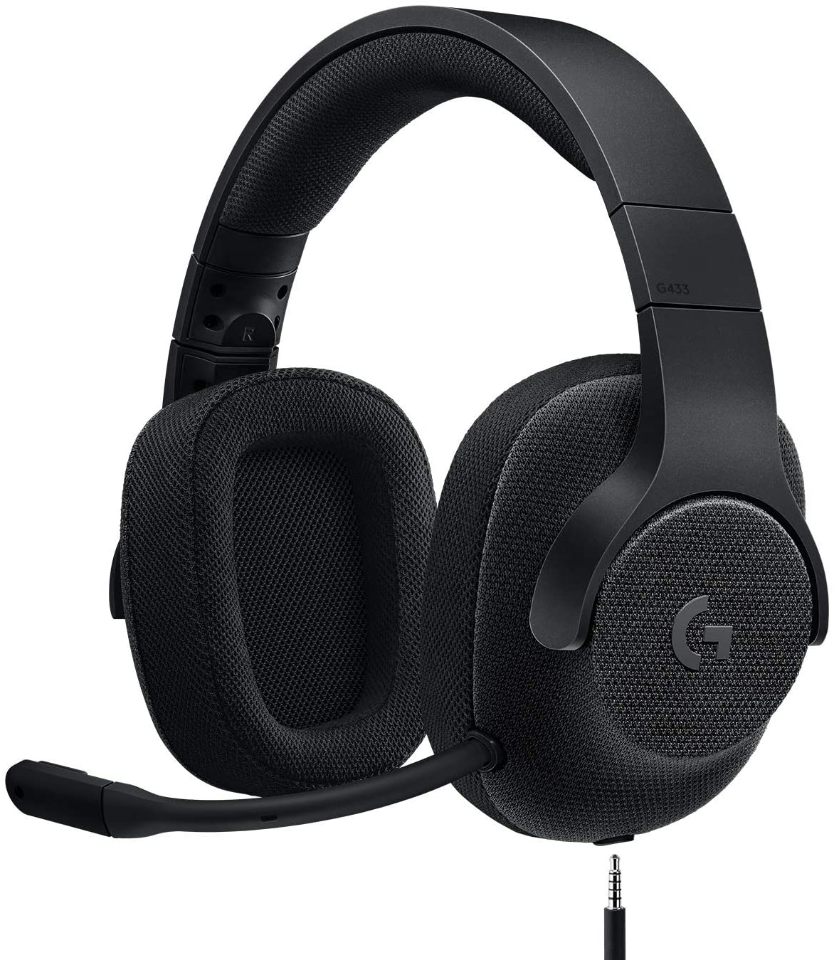 Logitech Casque de jeu 7.1 Surround G433 Triple Black pour PC, PS4, Xbox One, Switch et Mobile - flash vidéo