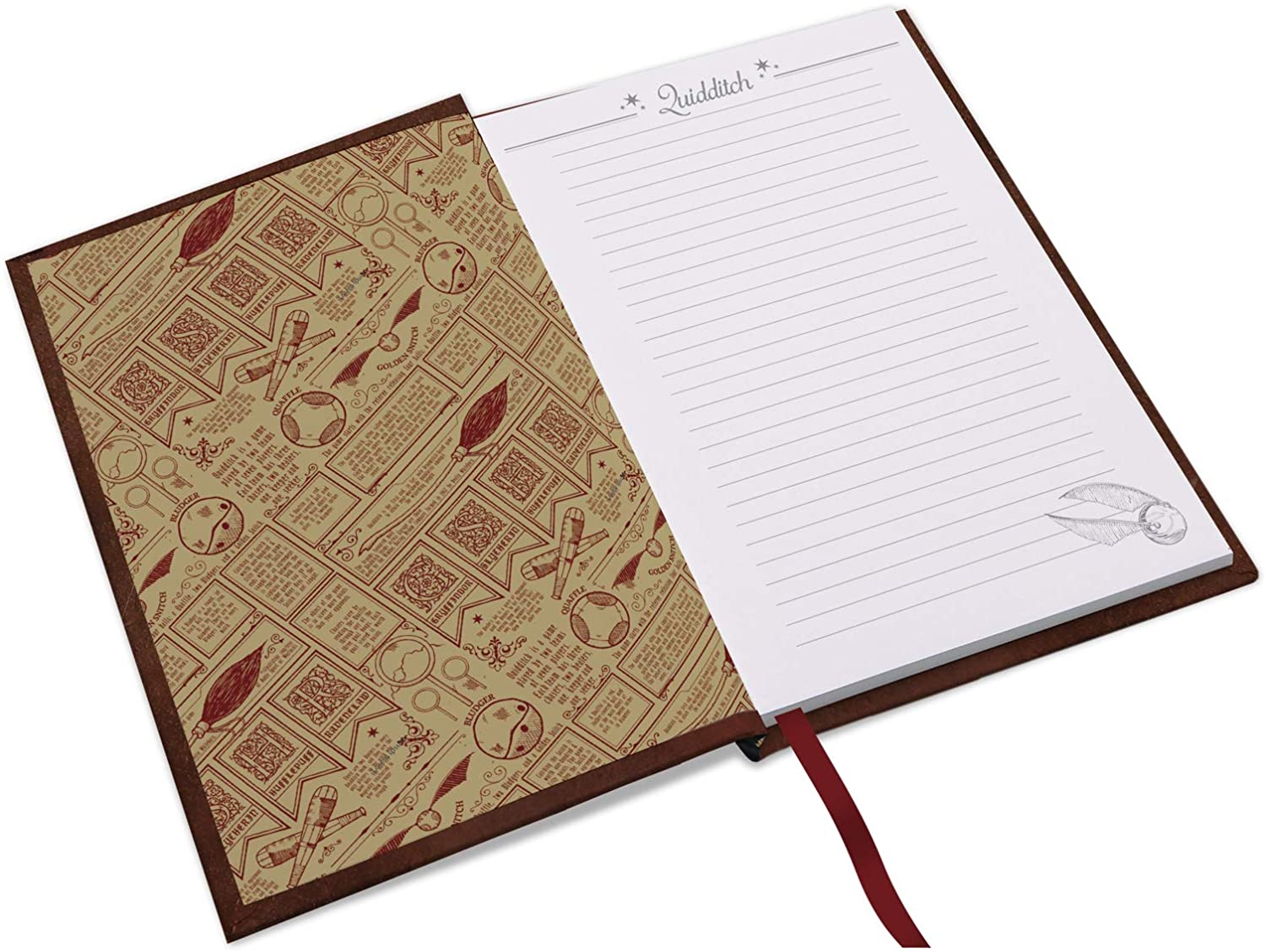 § Harry Potter - Quidditch A5 Notebook - flash vidéo