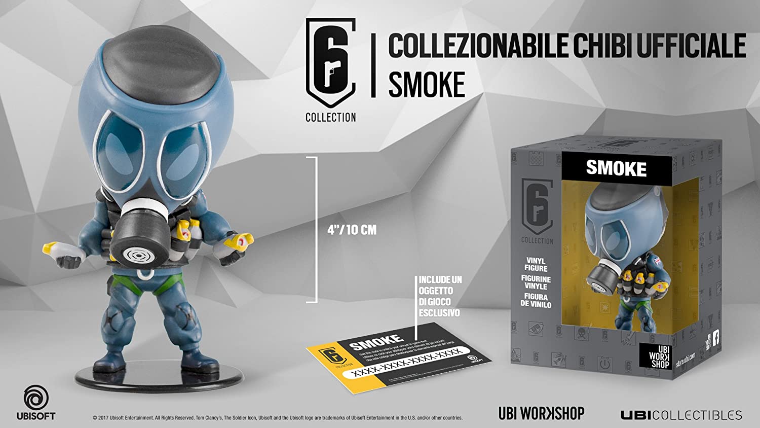 Ubicollectibles Six Collection Smoke Chibi Figure - flash vidéo