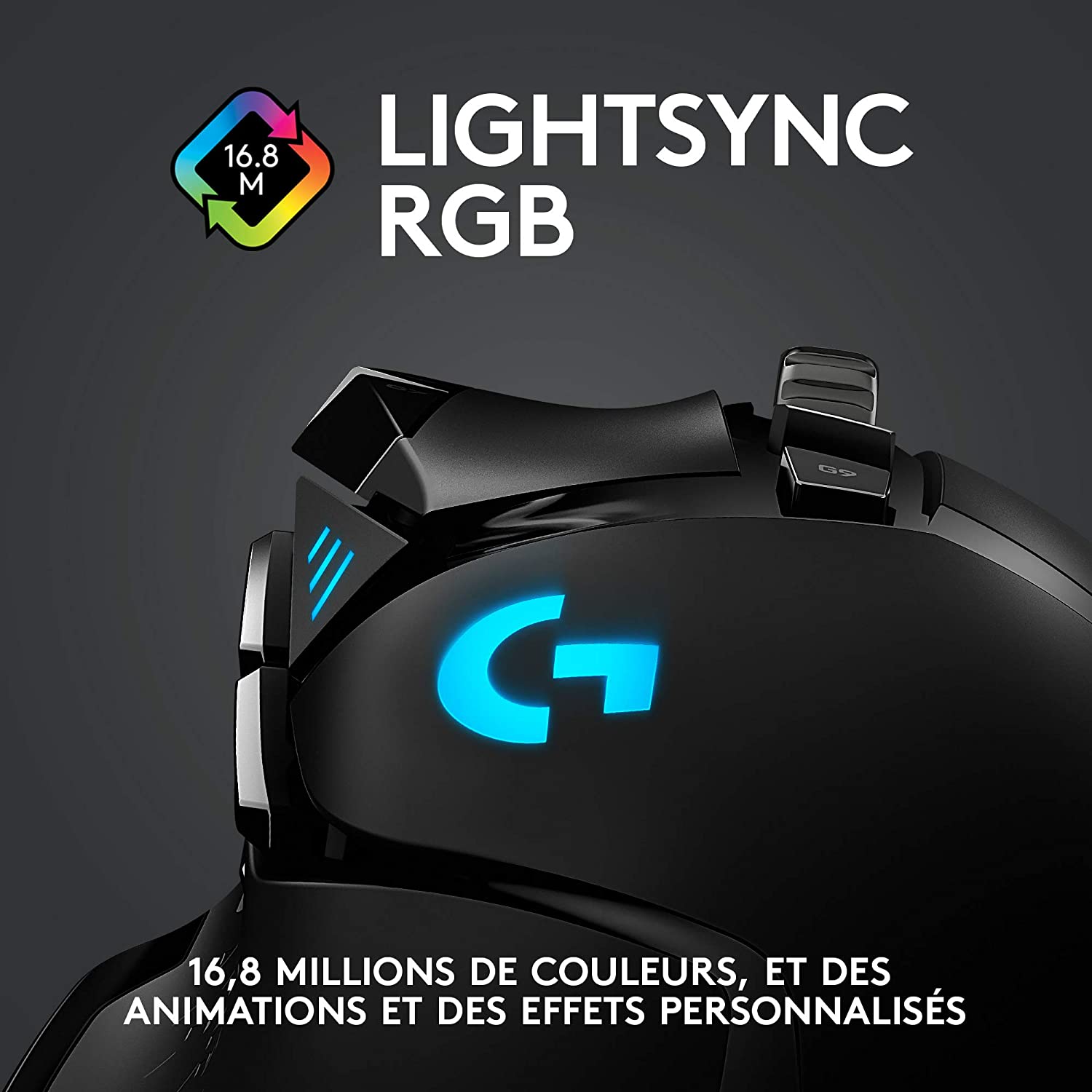 Logitech Souris de jeu sans fil G502 Lightspeed - flash vidéo