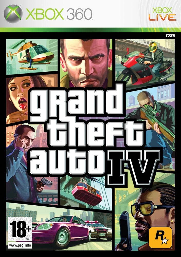 Grand Theft Auto IV - (XBOX 360)