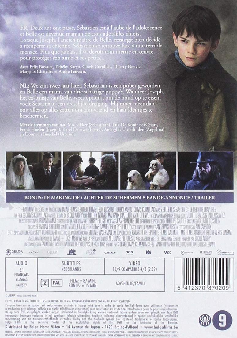 Belle et Sébastien 3 - Le dernier chapitre - flash vidéo