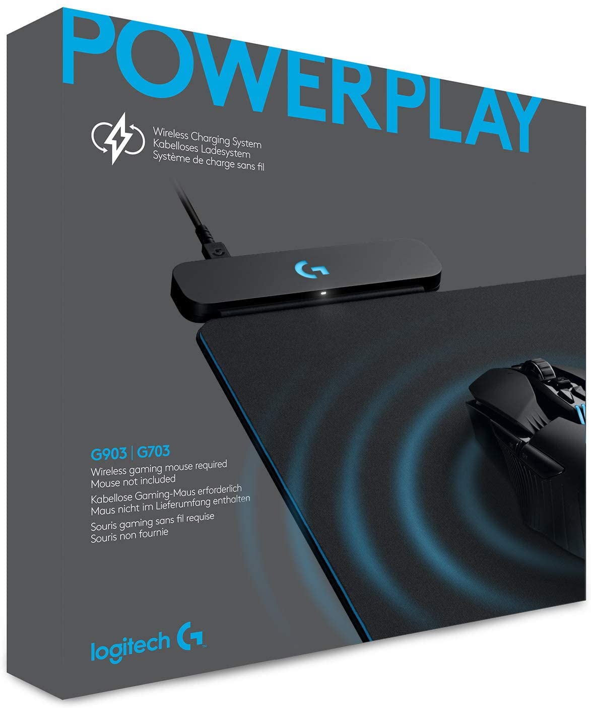 Logitech Système de charge sans fil POWERPLAY - flash vidéo