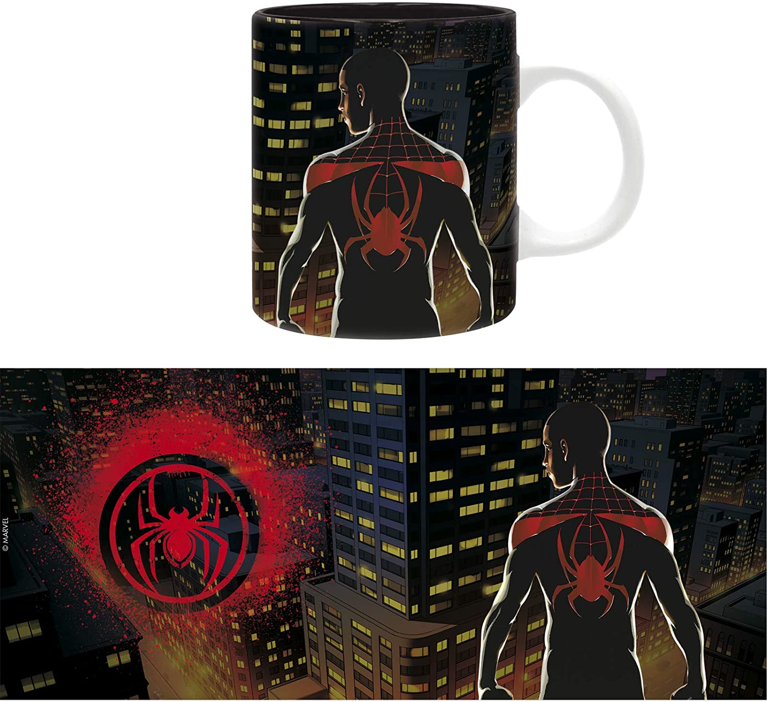 Marvel - Mug Spider-Man Miles Morales "Street" 320ml - flash vidéo