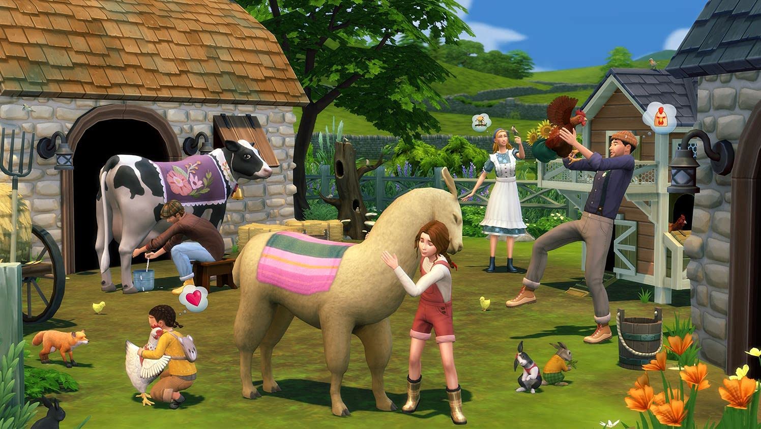 Les Sims 4 : Pack d'extension Vie à la Campagne (Code-in-a-box) - flash vidéo