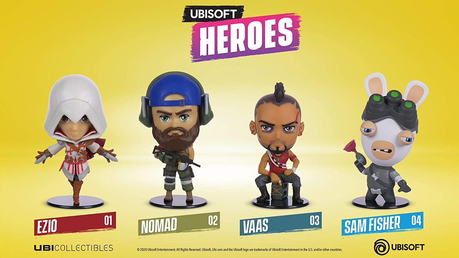 Ubisoft Heroes Series 1 - Splinter Cell Rabbid Sam Fisher Chibi Figure