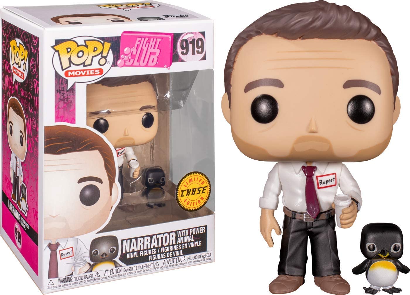 Funko Pop! Movies Fight Club S2 Tyler Durden with Chase and Buddy - flash vidéo