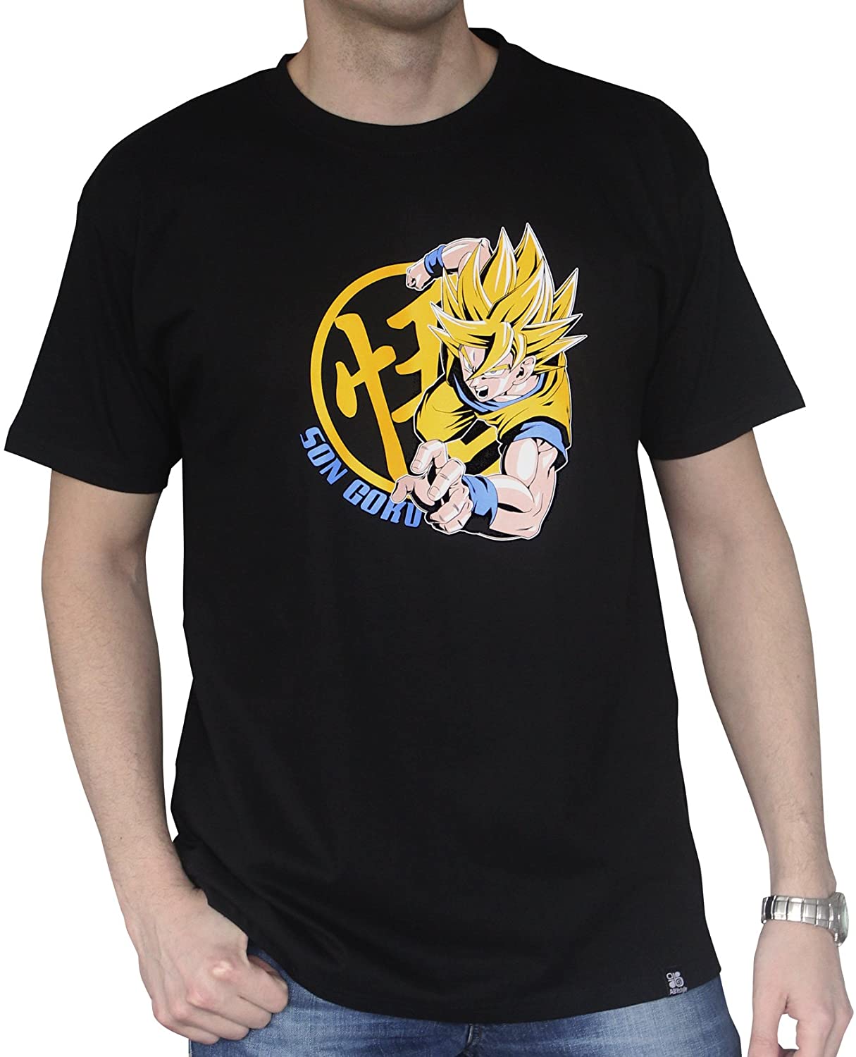 § Dragon Ball - Goku Super Saiyan Black Man T-Shirt L