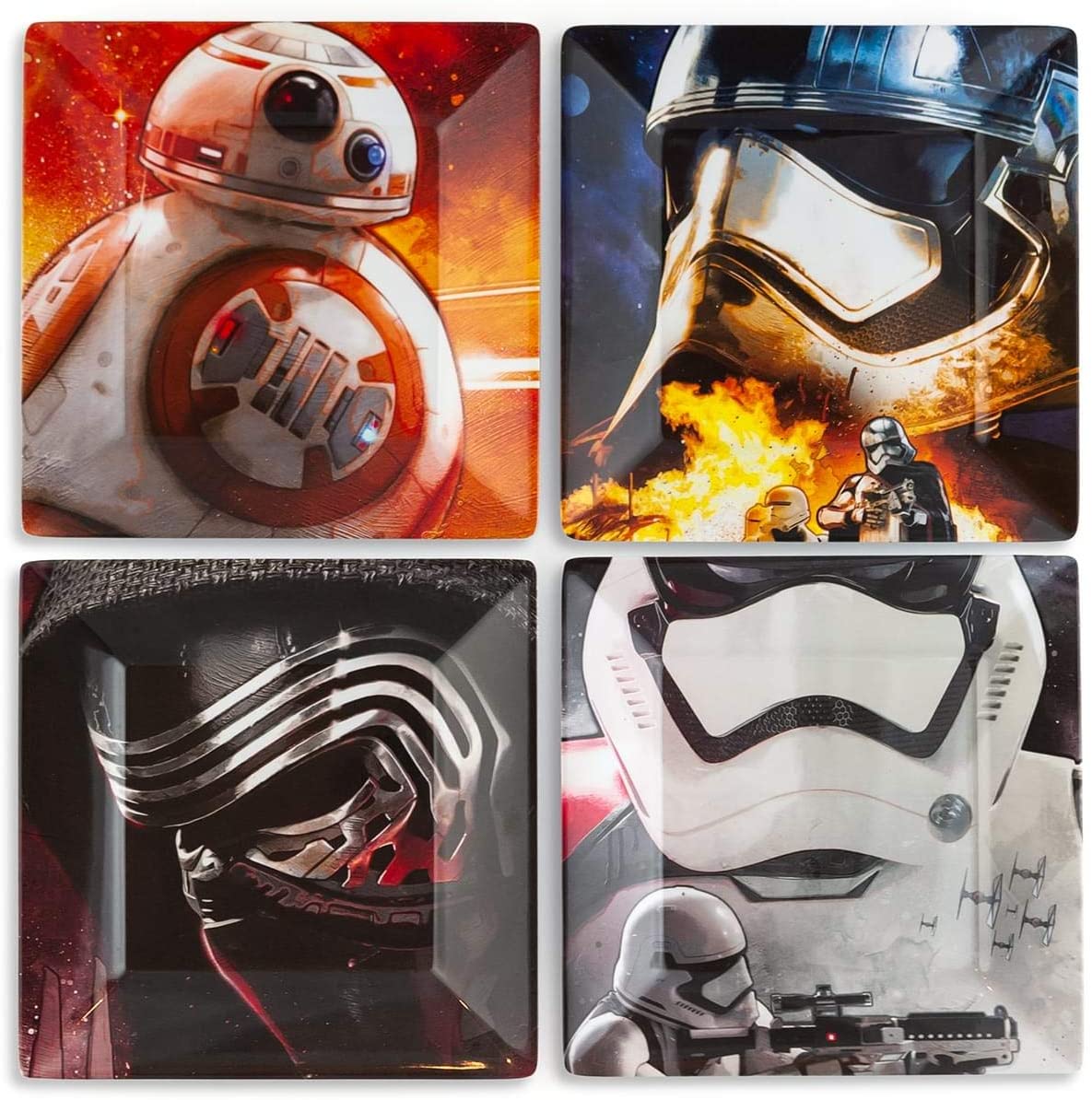 Funko Homewares - Star Wars Photographic Characters Melamine Plate 4-Set
