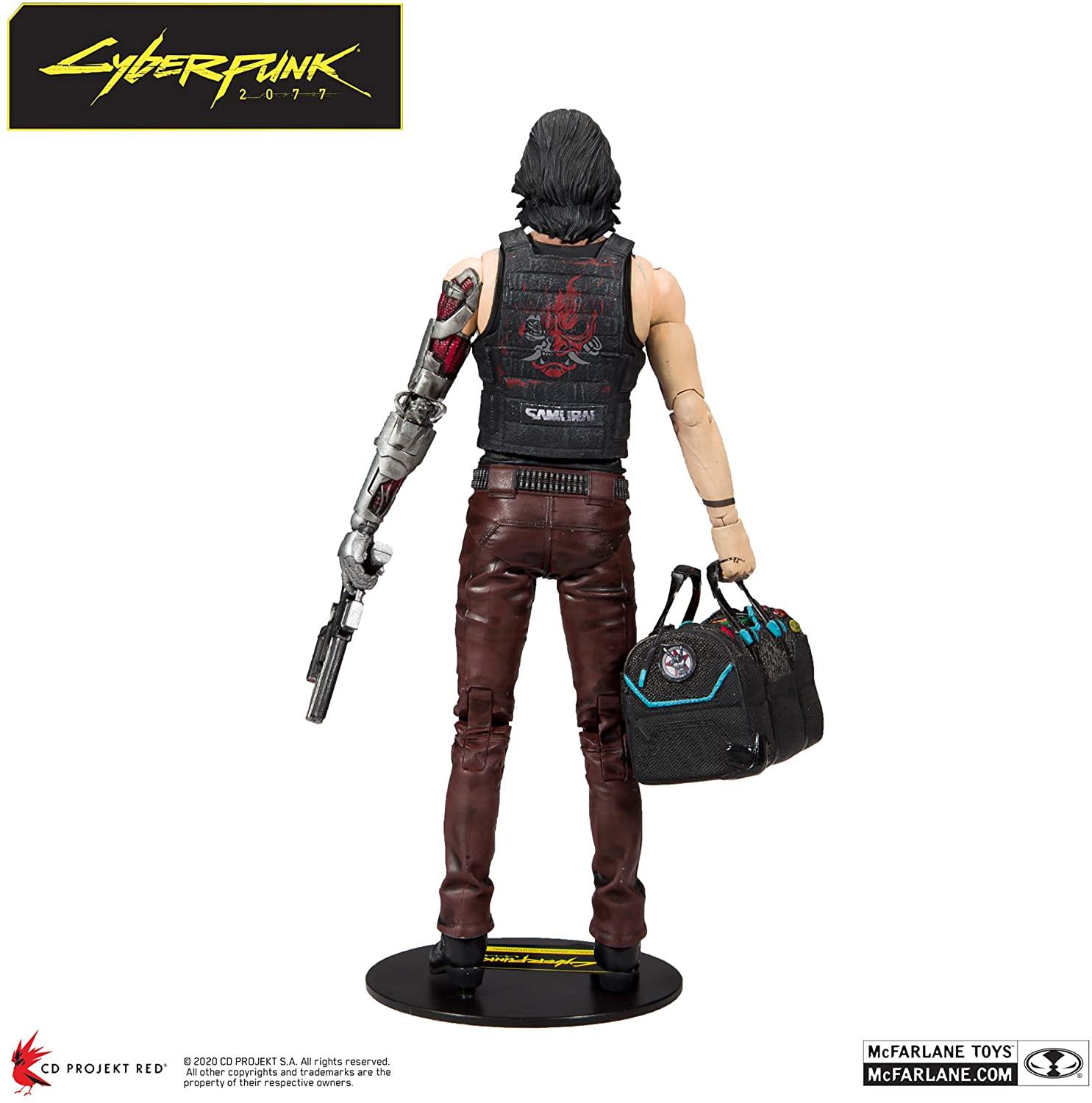 Cyberpunk 2077 - Johnny Silverhand Action Figure Exclusive Variant 18cm - flash vidéo