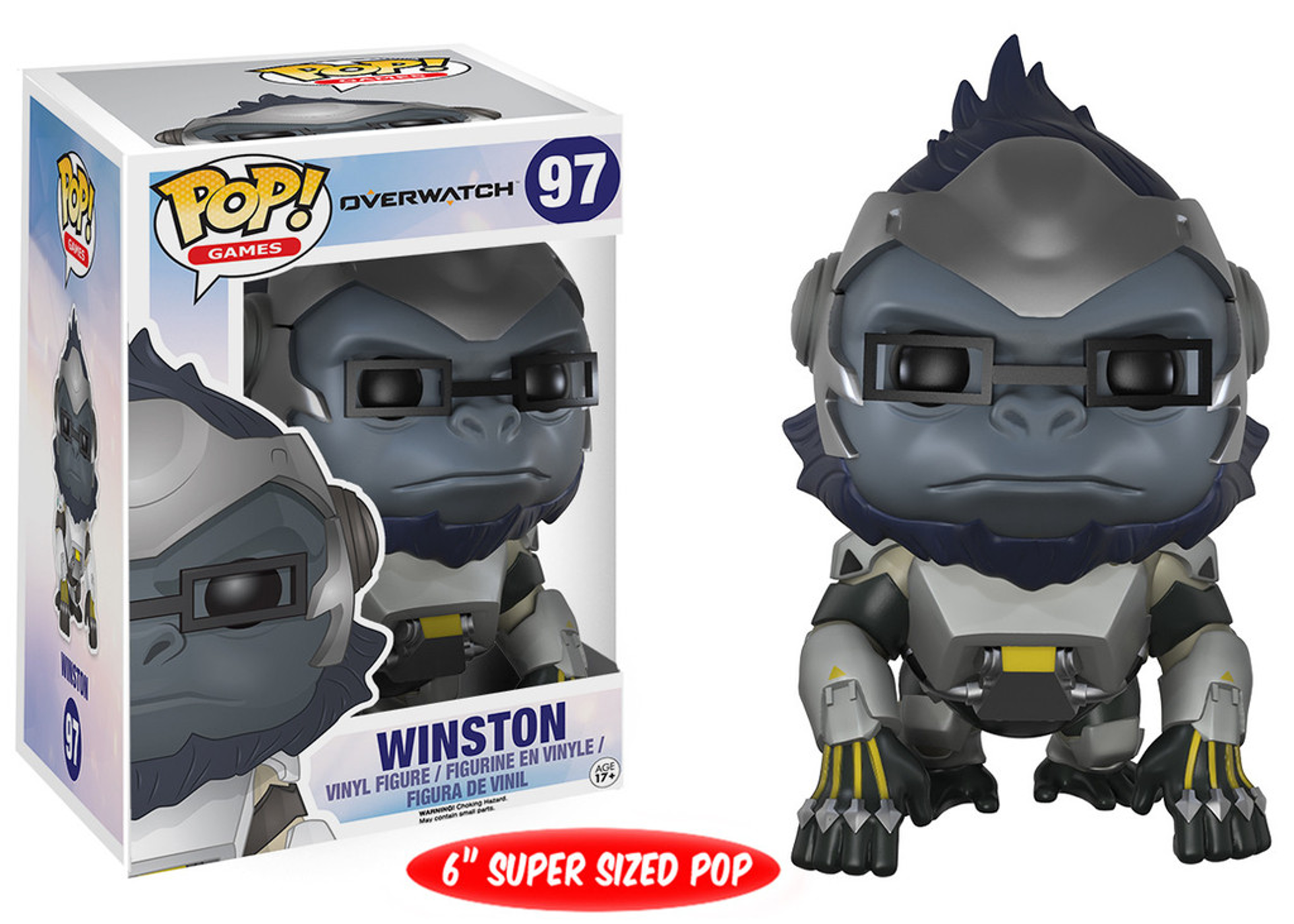 Funko Pop! Games Overwatch Winston 6" ENG Merchandising - flash vidéo
