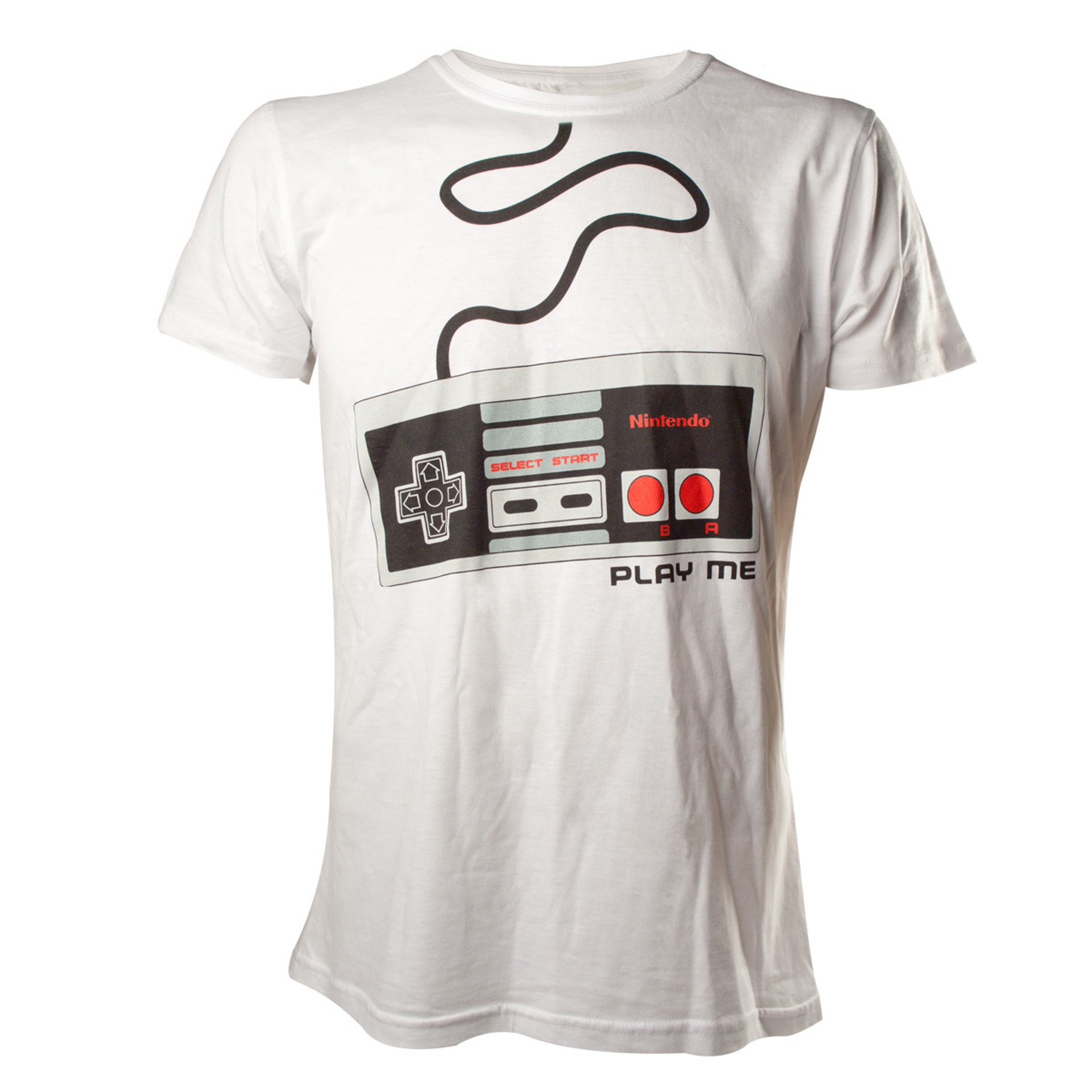 § Nintendo - NES Controller White T-Shirt - S