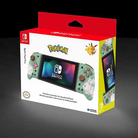 HORI - Nintendo Switch Split Pad Pro Pikachu Black & Gold Edition
