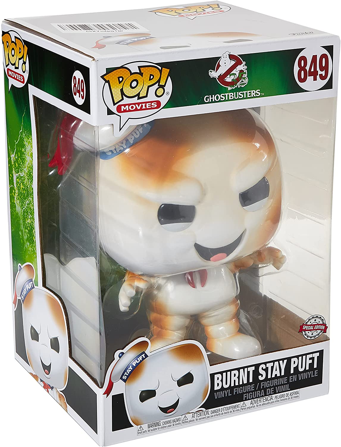 Funko Pop! Jumbo: Ghostbusters Anniversary - Burnt Stay Puft 10" Super Sized Pop! - US Exclusive - flash vidéo