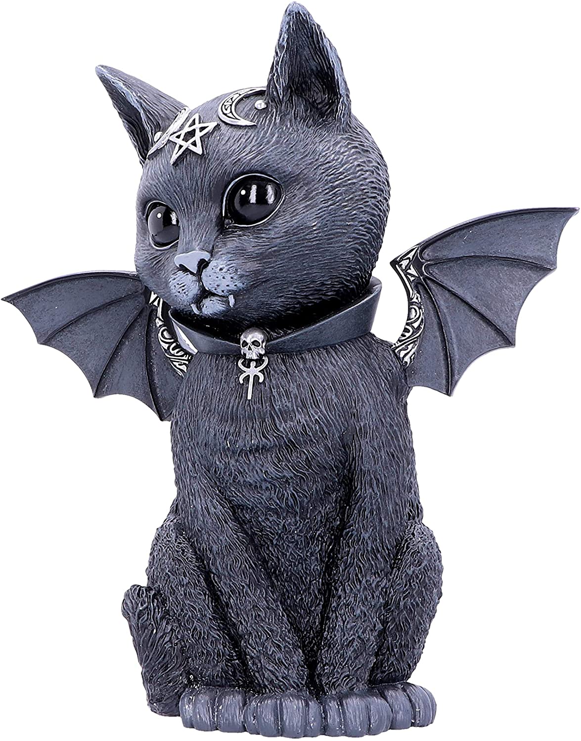 Malpuss - Figurine de chat occulte ailé 24cm