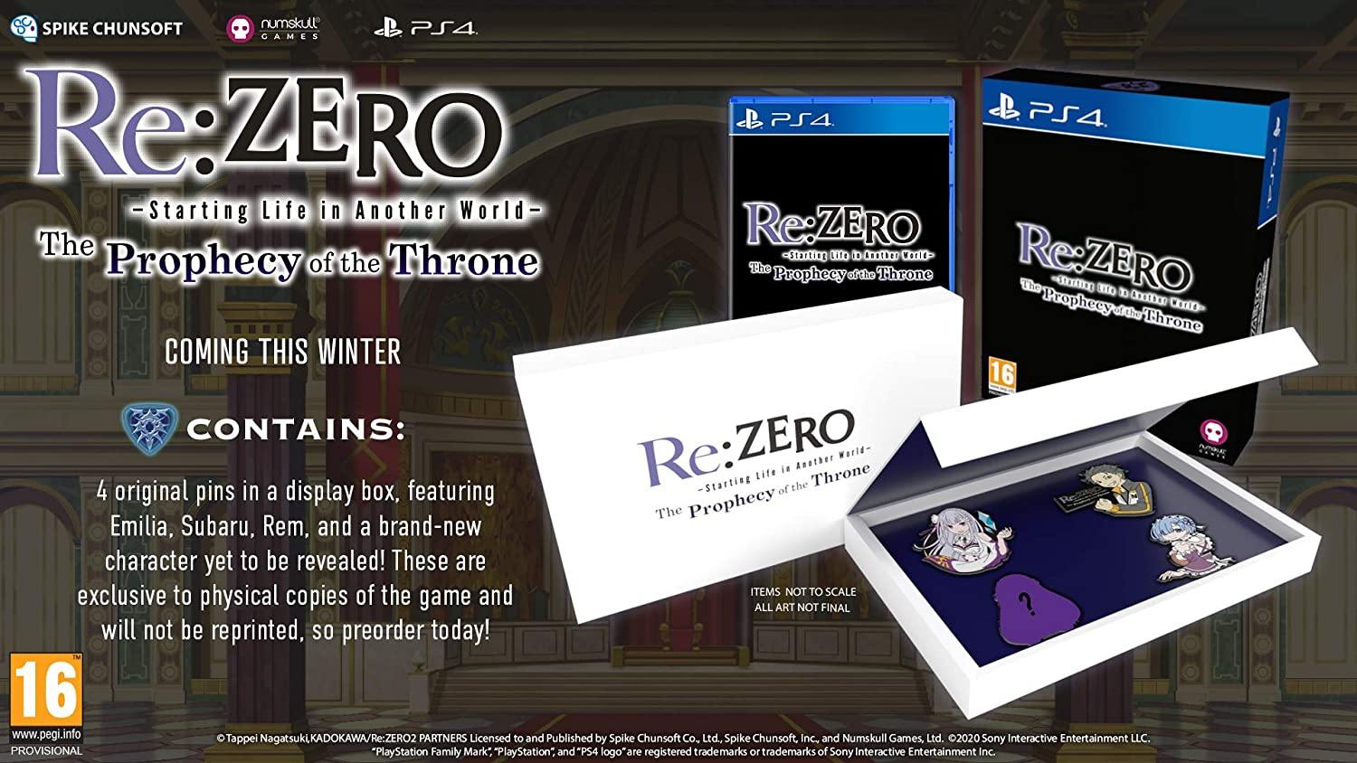 Re:ZERO - Starting Life in Another World: The Prophecy of the Throne (PS4) - flash vidéo