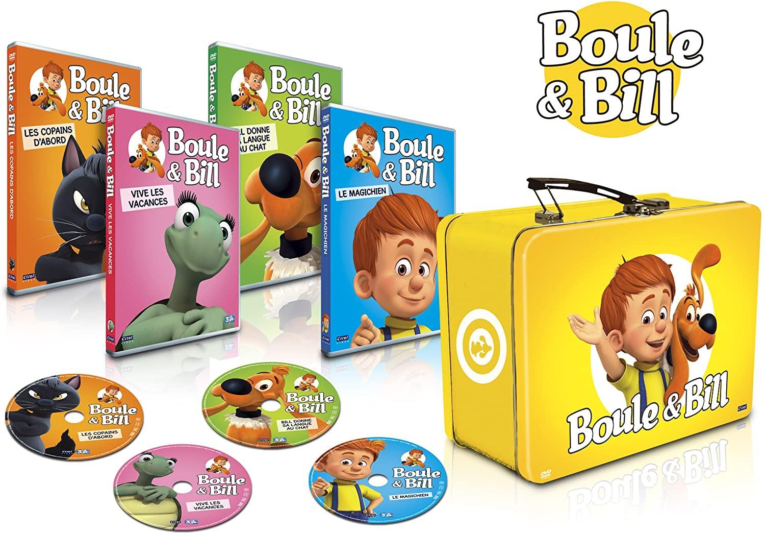 Boule & Bill - Coffret Valisette Volume 1 à 4 - flash vidéo