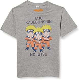 Naruto - Multi Clônages - T-Shirt Gris Pour Hommes - 12 ans