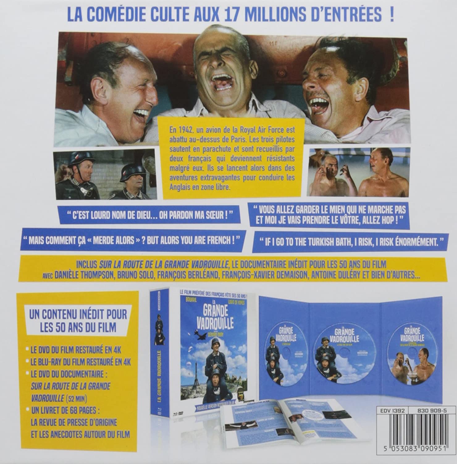 La Grande Vadrouille [Combo DVD, Blu-Ray] - flash vidéo