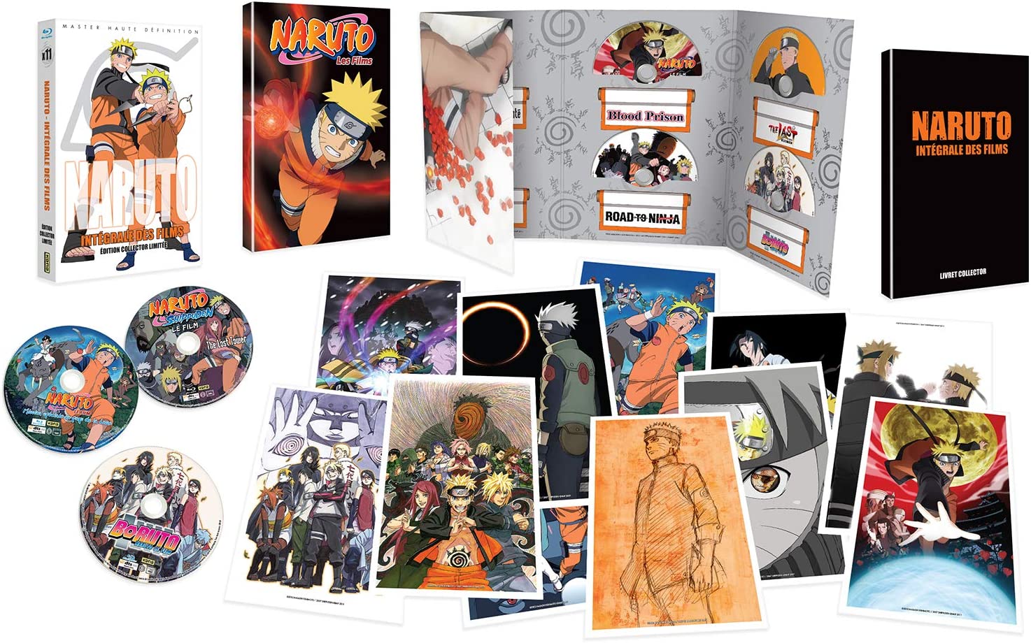 Naruto - Intégrale des Films - Edition Collector Limitée - flash vidéo