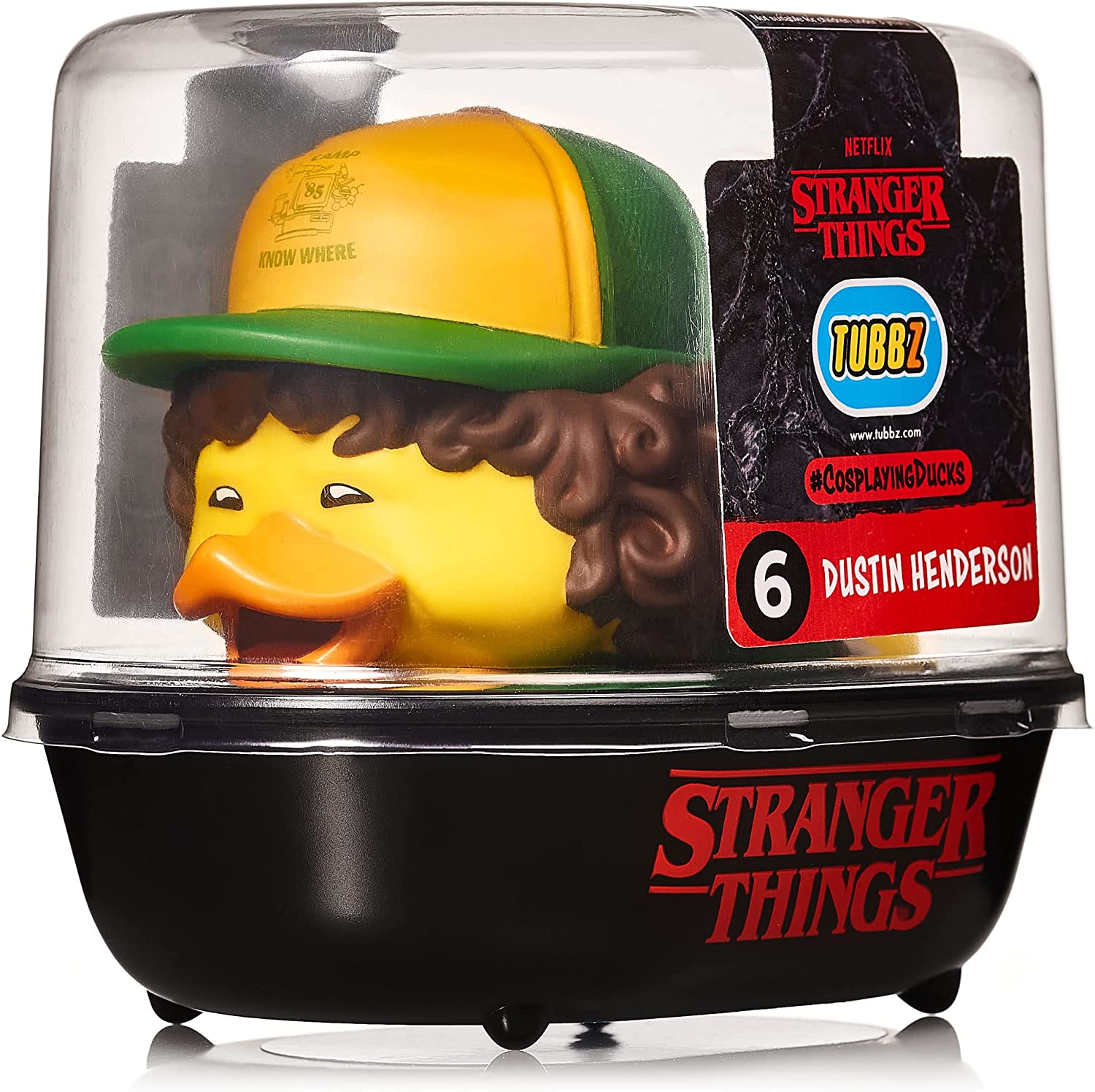 Stranger Things - Canard de bain à collectionner TUBBZ Dustin Henderson - flash vidéo