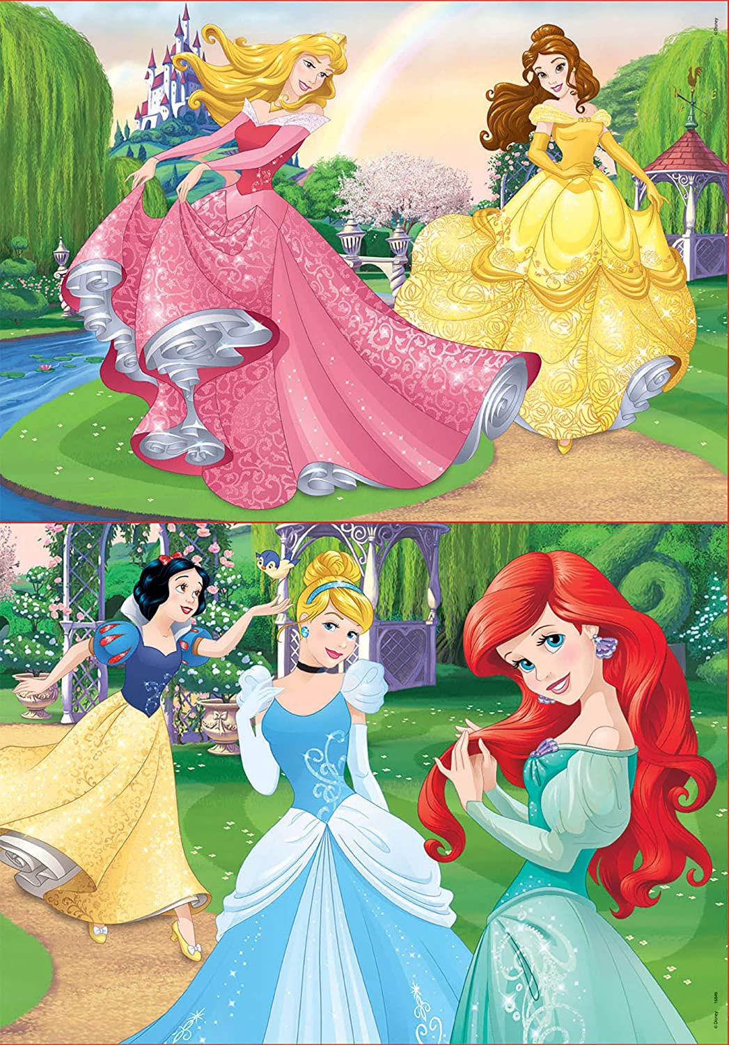 Educa 16846 Puzzle Kids 2x20pcs Disney Princess