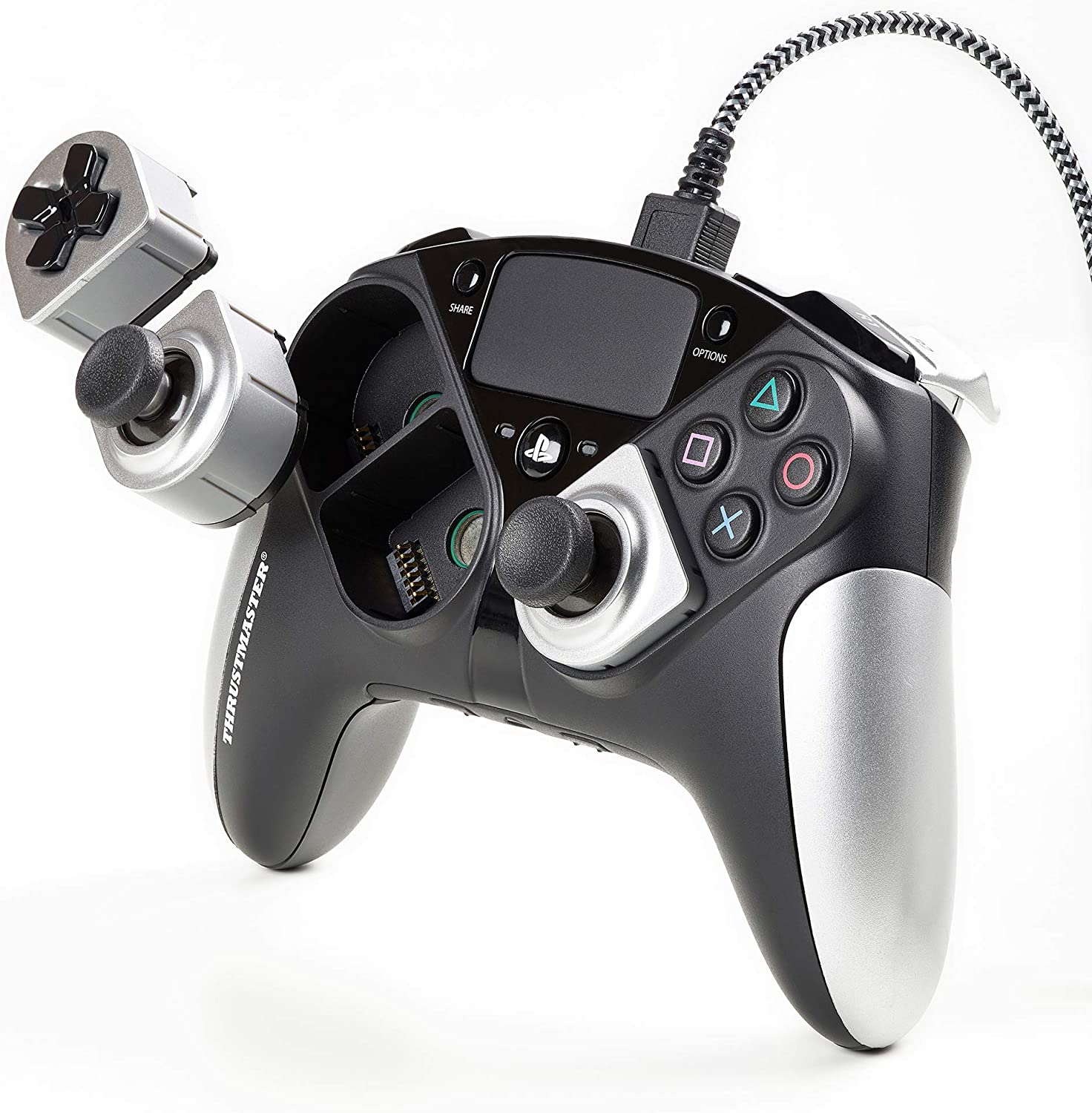 Thrustmaster Eswap Pro Controller Silver Color Pack - flash vidéo